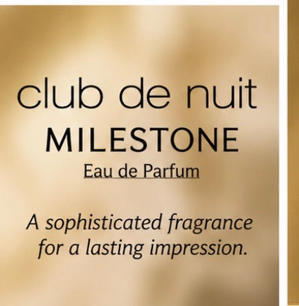 Club de Nuit Milestone Eau de Parfum 3.6 oz / 105ml.