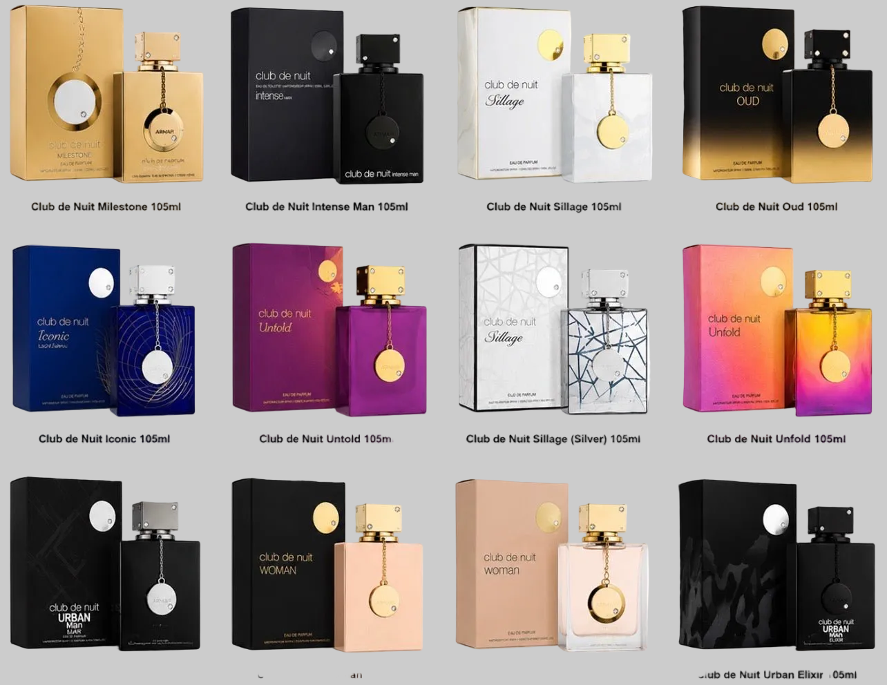 Club de Nuit Dubai Arabic Night Club Eau de Parfum 105ml | Long-Lasting Unisex Fragrance.