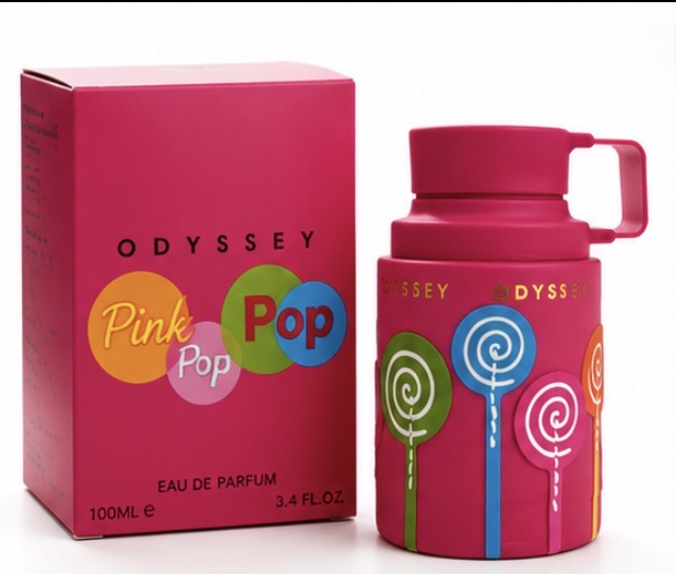 Odyssey Pink Pop Eau de Parfum for Women – 3.4 FL OZ (100ml)Sweet Floral Fruity Long-Lasting Perfume.