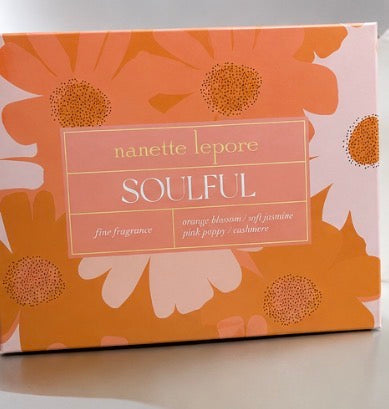 Nanette Lepore Soulful 4-Piece Fragrance Gift Set for Women | Eau de Parfum & Body Care Collection.