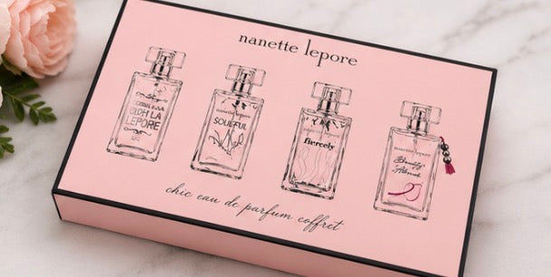Nanette Lepore Chic Eau de Parfum Coffret | 4-Piece Women’s Mini Perfume Gift Set