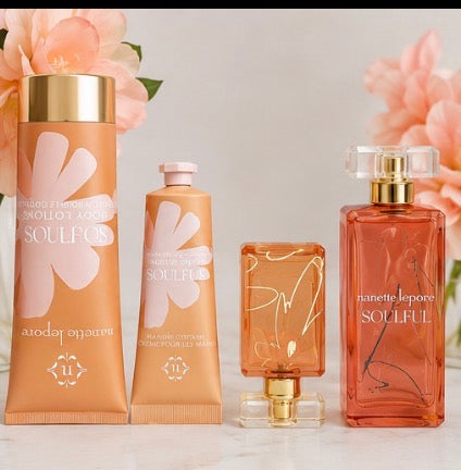 Nanette Lepore Soulful 4-Piece Fragrance Gift Set for Women | Eau de Parfum & Body Care Collection.