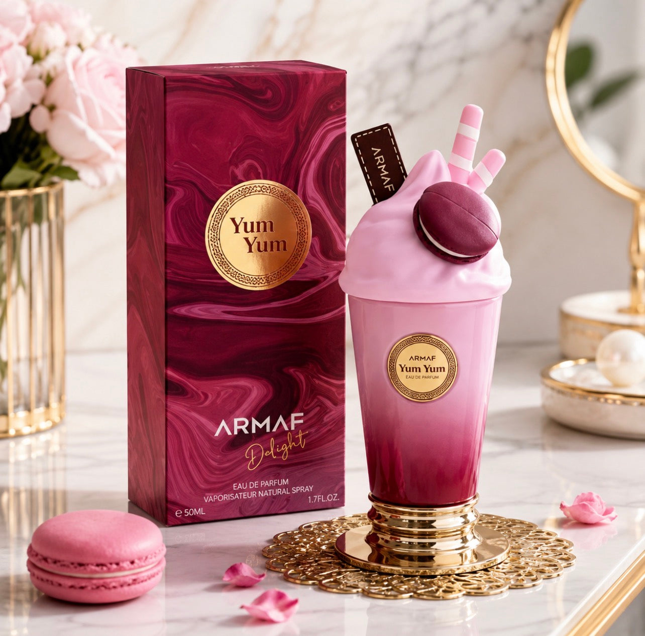 Armaf Yum Yum - Strawberry Milkshake Edition Viral Sweet Gourmand Perfume,Eau de Parfum 75m