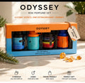 Odyssey Unisex Mini Perfume Gift Set – 4 x 30ML Long-Lasting Eau de Parfum Collection,Luxury Travel Fragrance Set for Men & Women