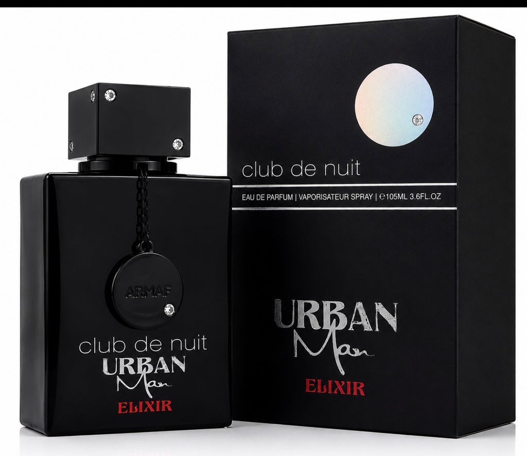 Club de Nuit Urban Man Elixir Eau de Parfum for Men – 105ml (3.6 fl oz)