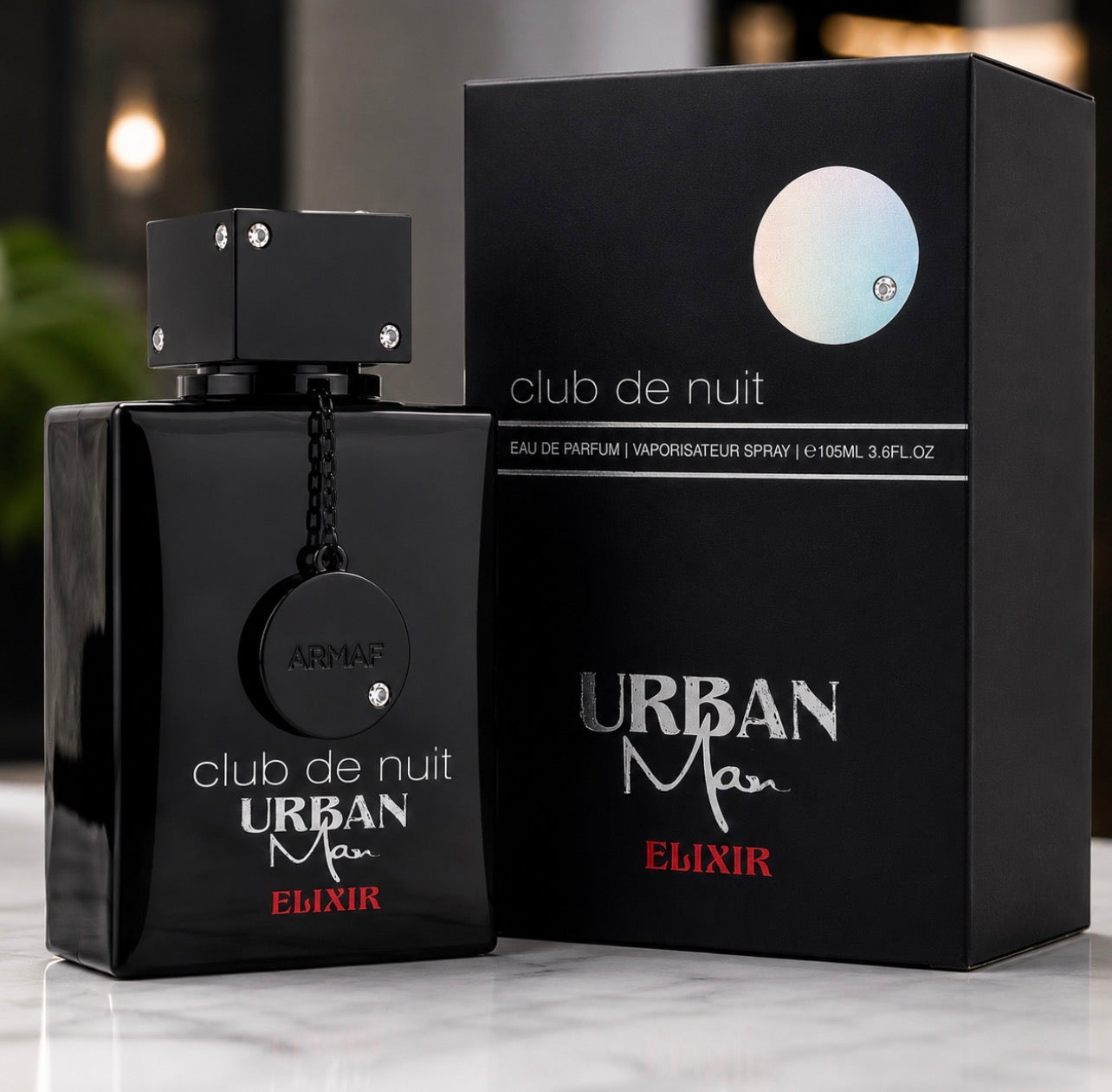 Club de Nuit Urban Man Elixir Eau de Parfum for Men – 105ml (3.6 fl oz)
